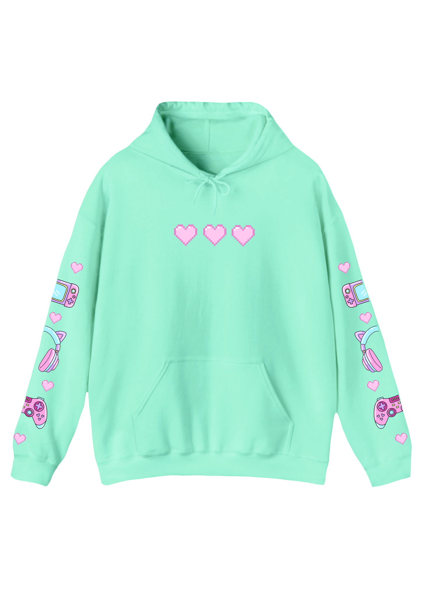 Gamer Girl Aqua Hoodie