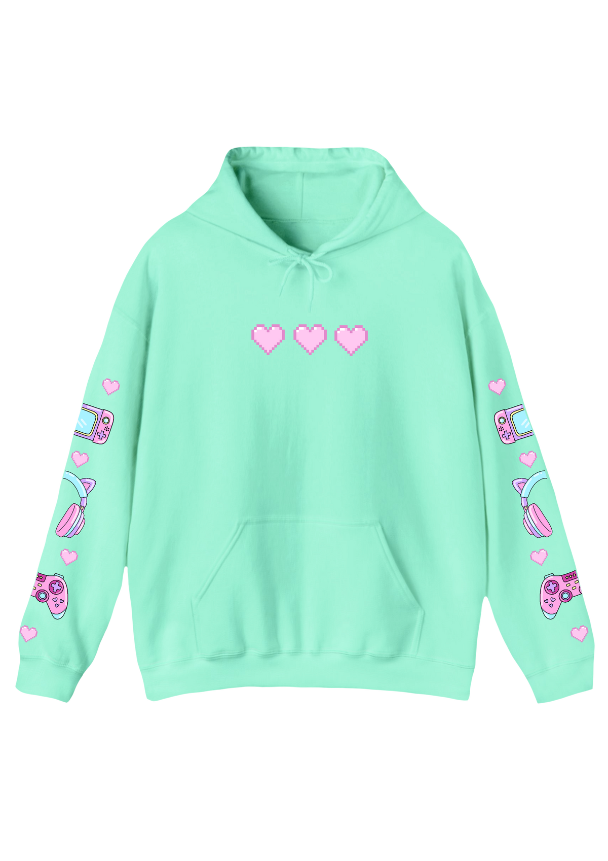 Gamer Girl Aqua Hoodie