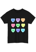 Candy Black Tee - Puff Berry