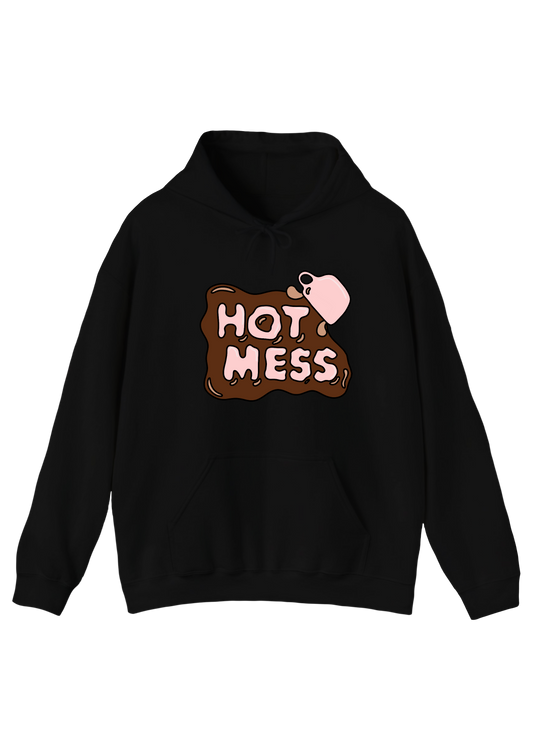 Hot Mess Black Hoodie