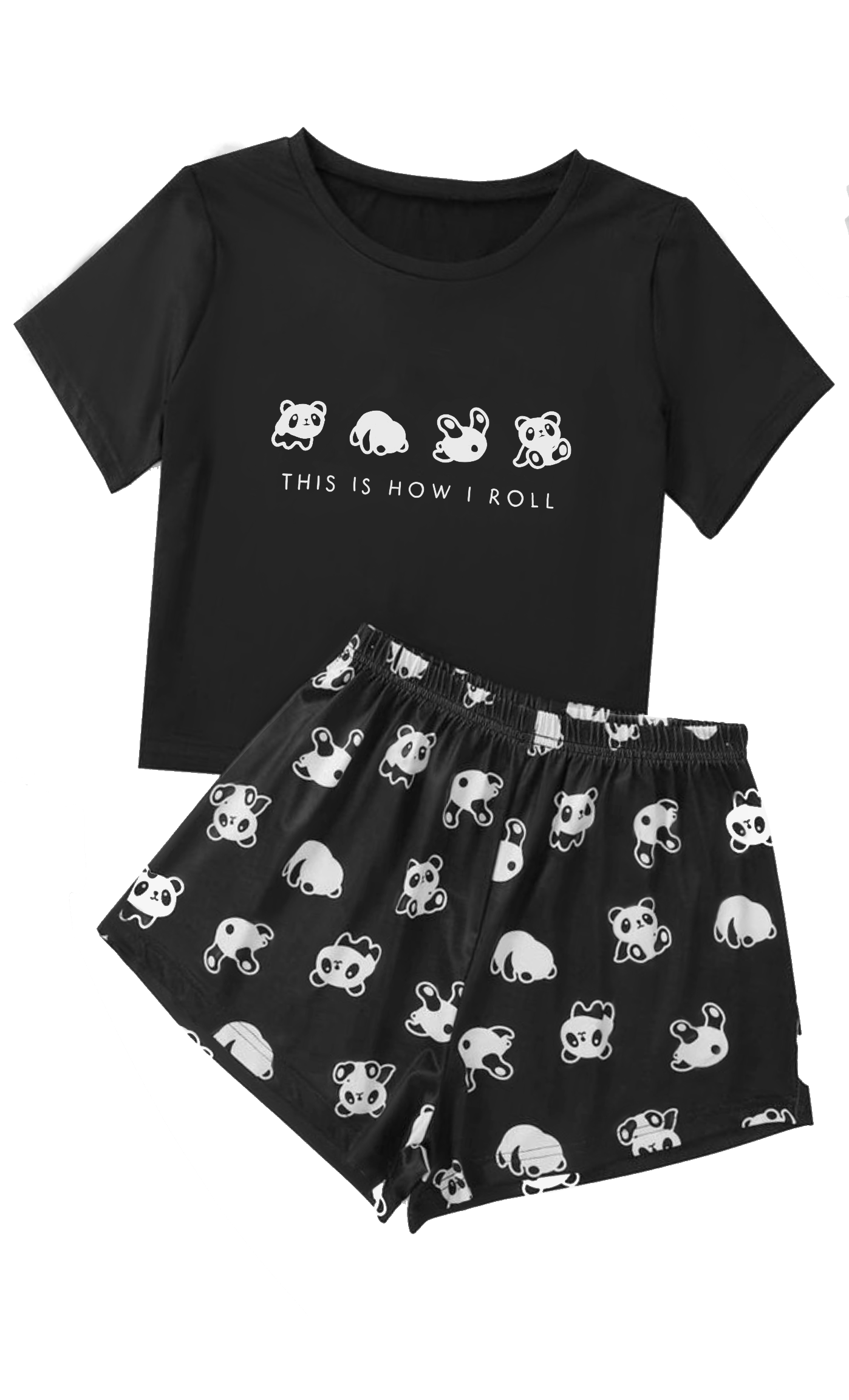 How I Roll Panda Set