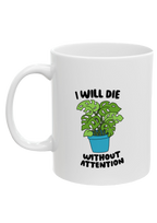 Needy Plant White Mug