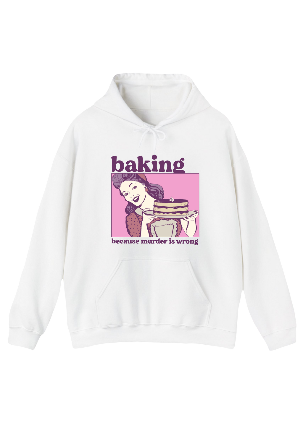 Baking White Hoodie