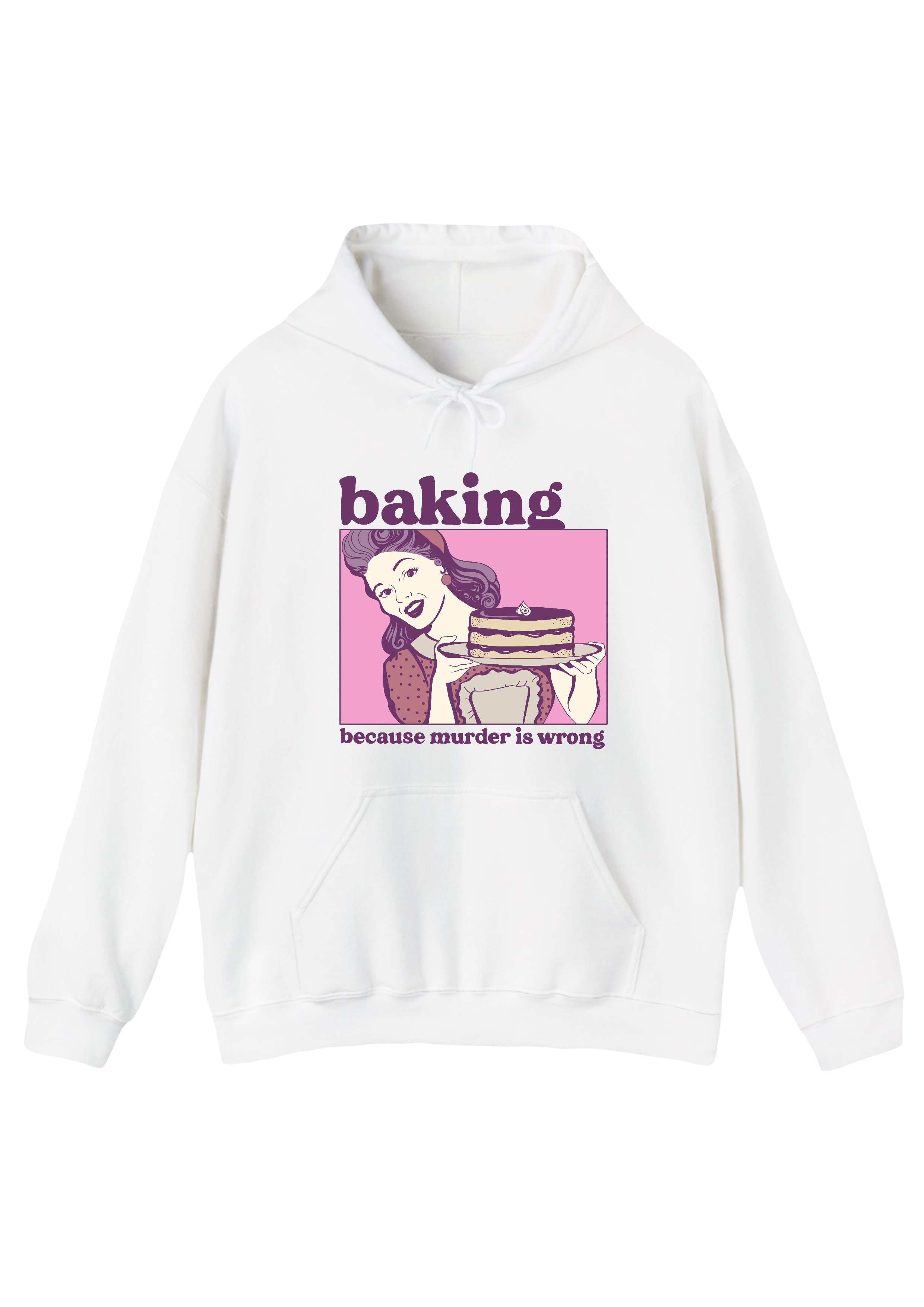 Baking White Hoodie