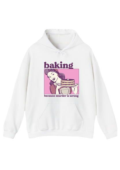 Baking White Hoodie