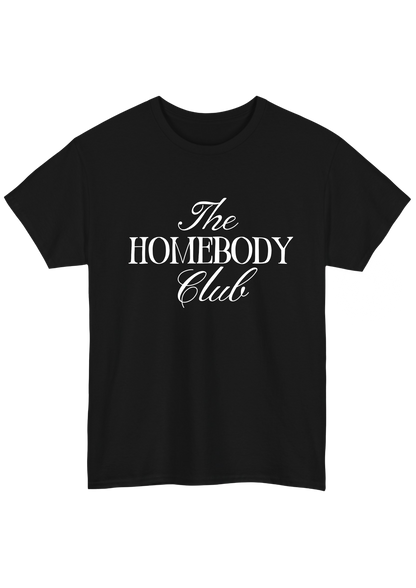 Homebody Black Tee - Puff Berry