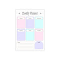 Pastel Weekly Planner A4 - Puff Berry