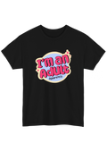 I'm An Adult Black Tee