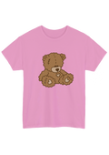 Teddy Bear Pink Tee - Puff Berry