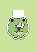 Frog Magnetic Bookmark - Puff Berry