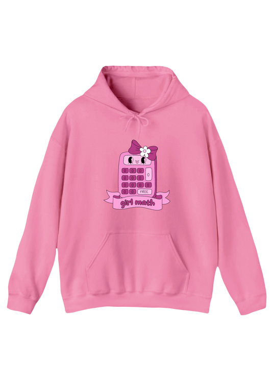 Girl Math Pink Hoodie