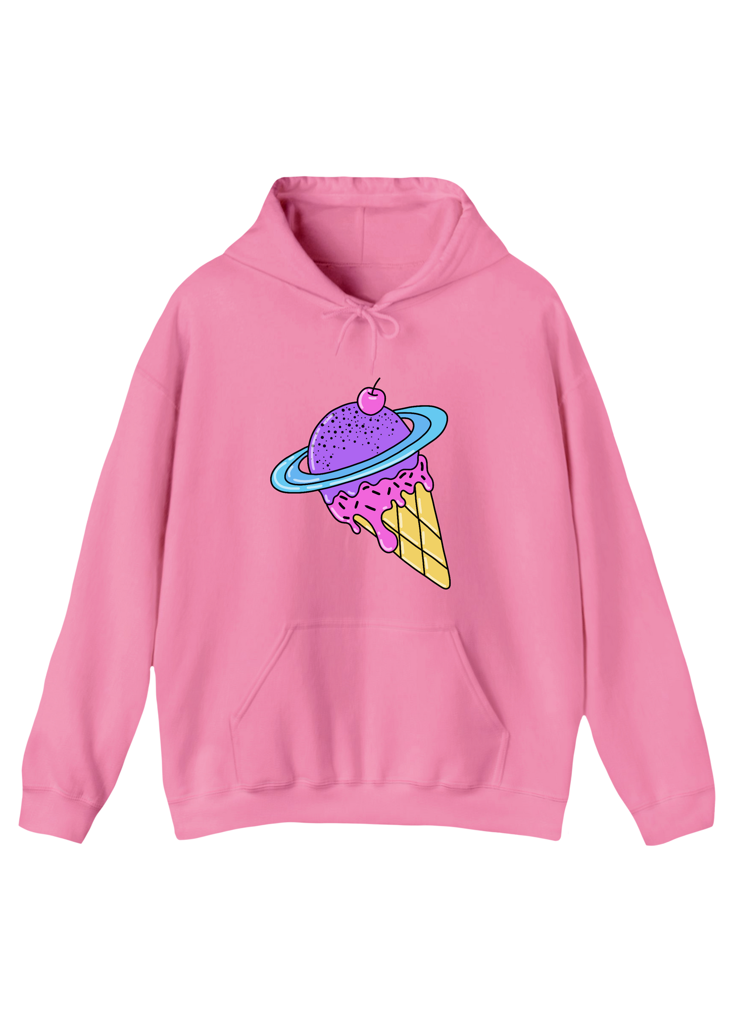 Cosmic Ice Cream Pink Hoodie
