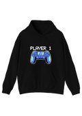 Player 1 Black Hoodie