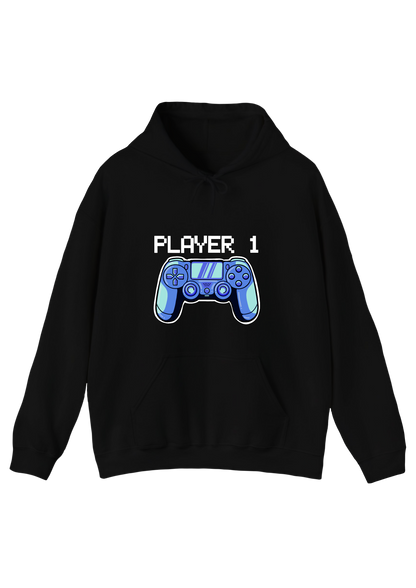 Player 1 Black Hoodie