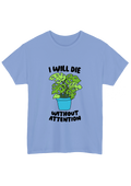 Needy Plant Blue Tee - Puff Berry