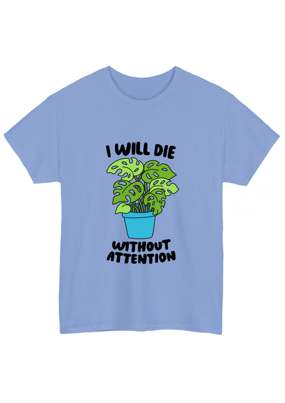 Needy Plant Blue Tee - Puff Berry