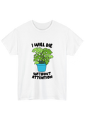 Needy Plant White Tee