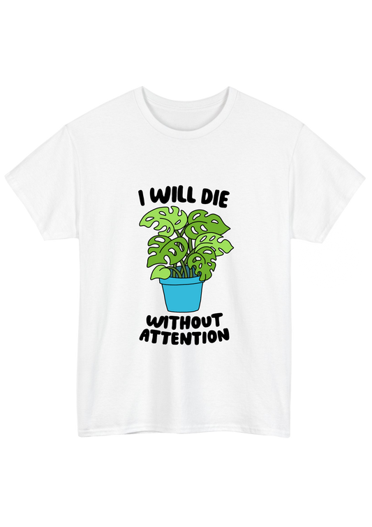 Needy Plant White Tee