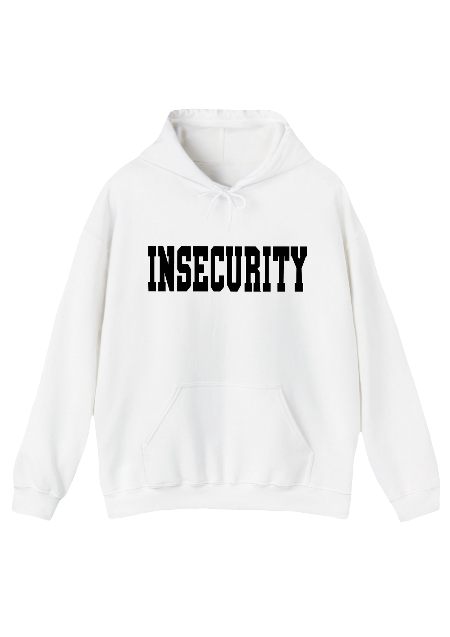 Insecurity White Hoodie