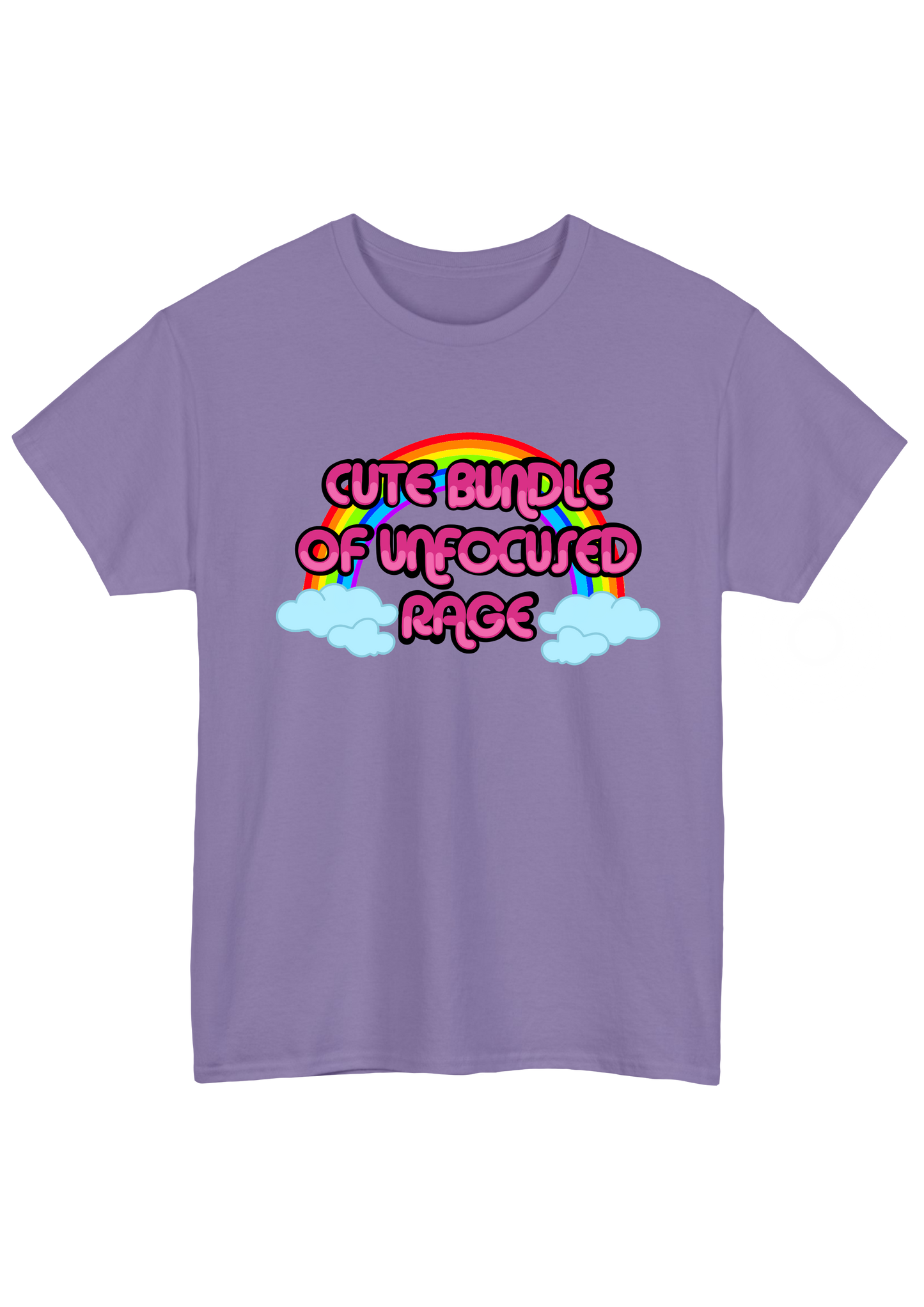 Unfocused Rage Lavender Tee - Puff Berry
