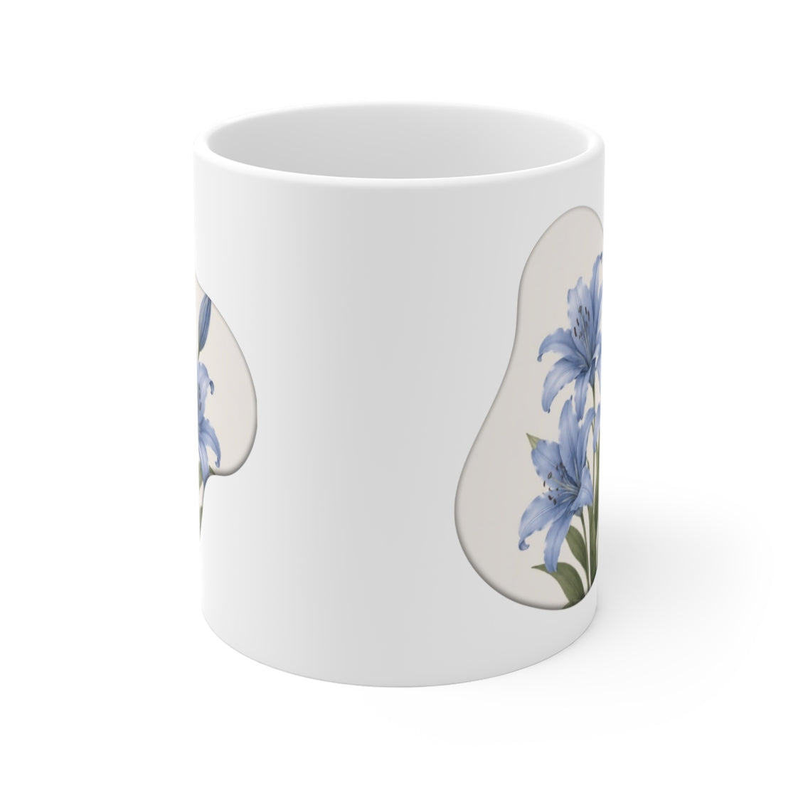 Flower Mug Blue Orchid