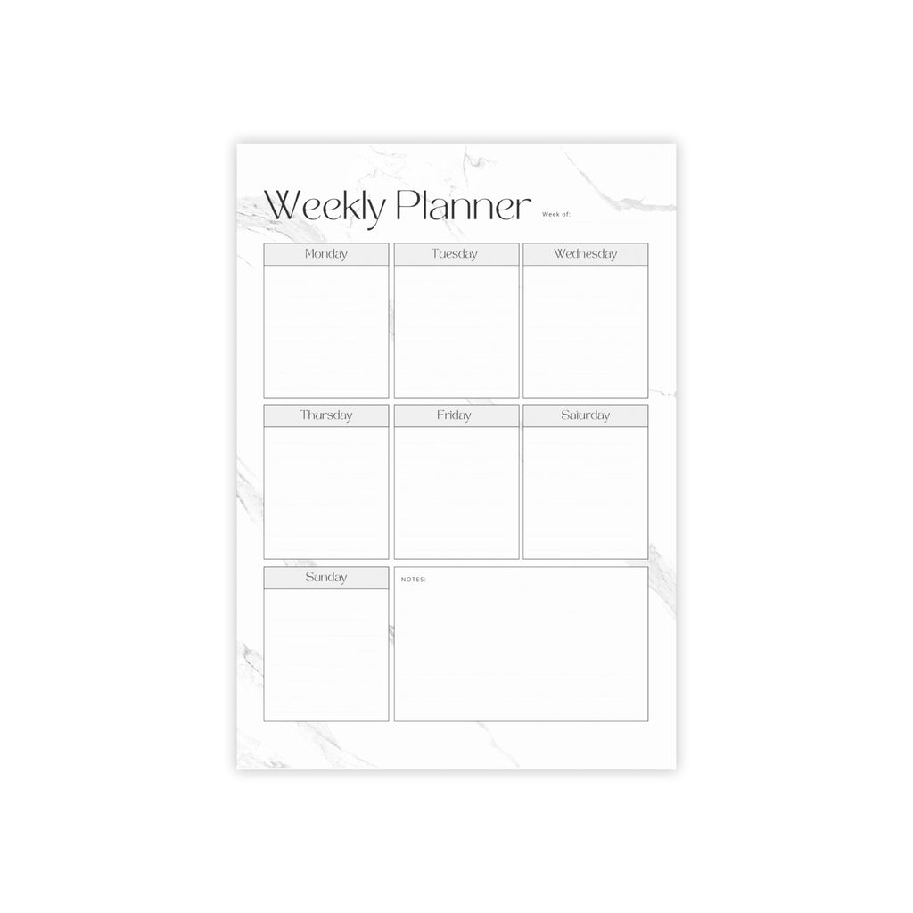 Marble Weekly Planner A4