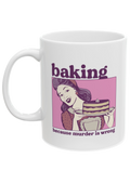 Baking White Mug - Puff Berry