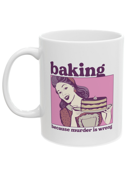 Baking White Mug - Puff Berry