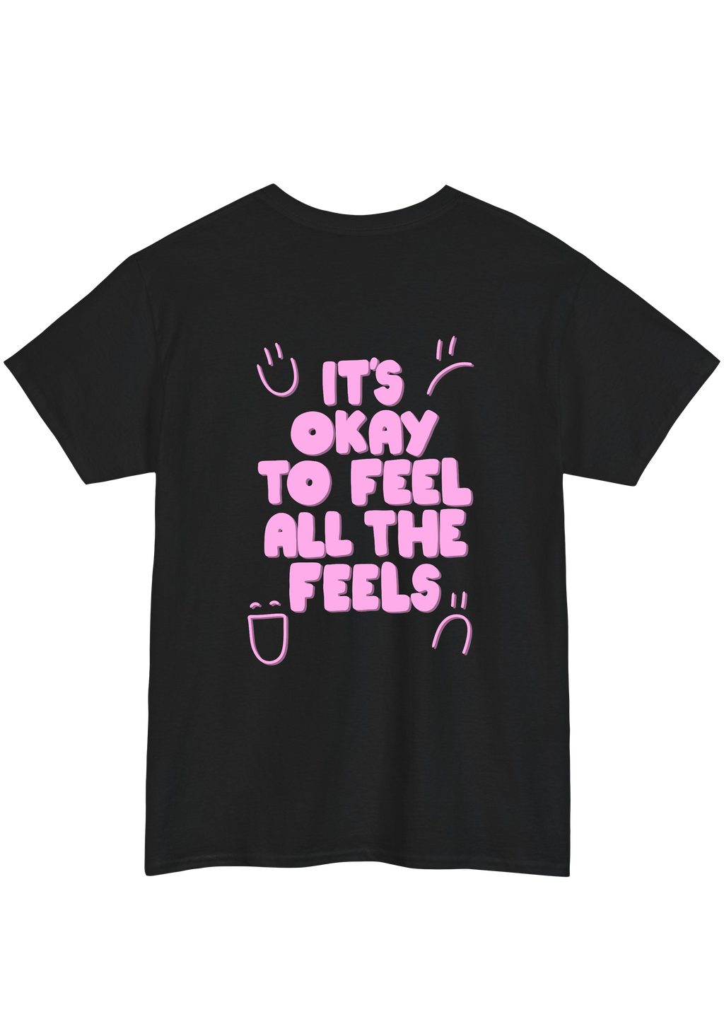 Feel the Feels Black Tee