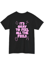 Feel the Feels Black Tee