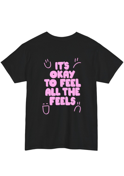 Feel the Feels Black Tee